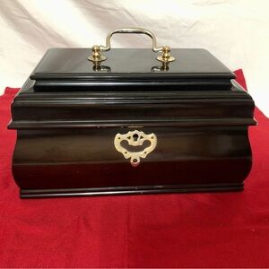 Elegant Brown Jewelry Box Vintage Wood 🪵 Jewelry Box Chest
